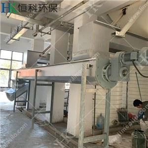 Šaftless Screw Conveyor for Mudge Material